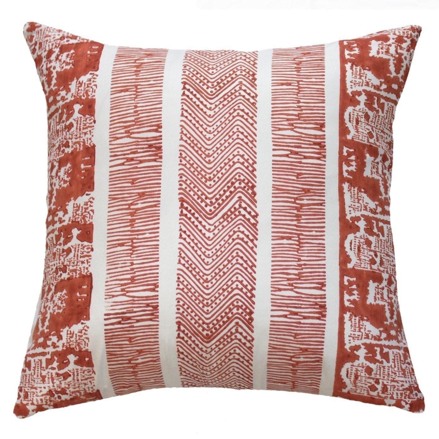 Ruin Towers Orange Lounge Cushion 55 x 55 cm-abc