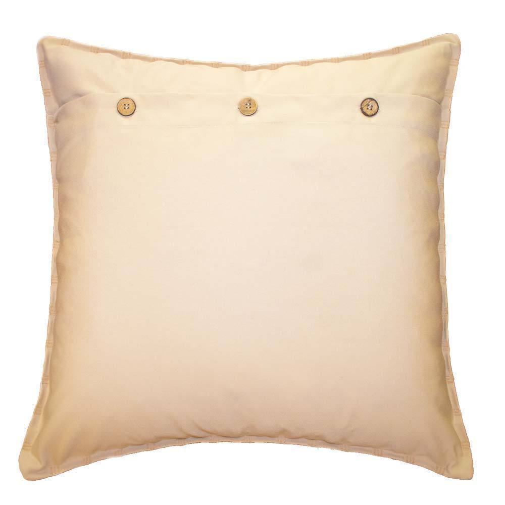 Outdoor Reverse Black Beige Lounge Cushion 55 x 55 cm-abc