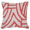 Earth File Print Rust Lounge Cushion 55x55cm-abc