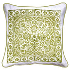 Kilim Block Print Sage Lounge Cushion-abc
