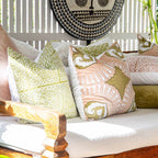 Kilim Block Print Sage Lounge Cushion-abc