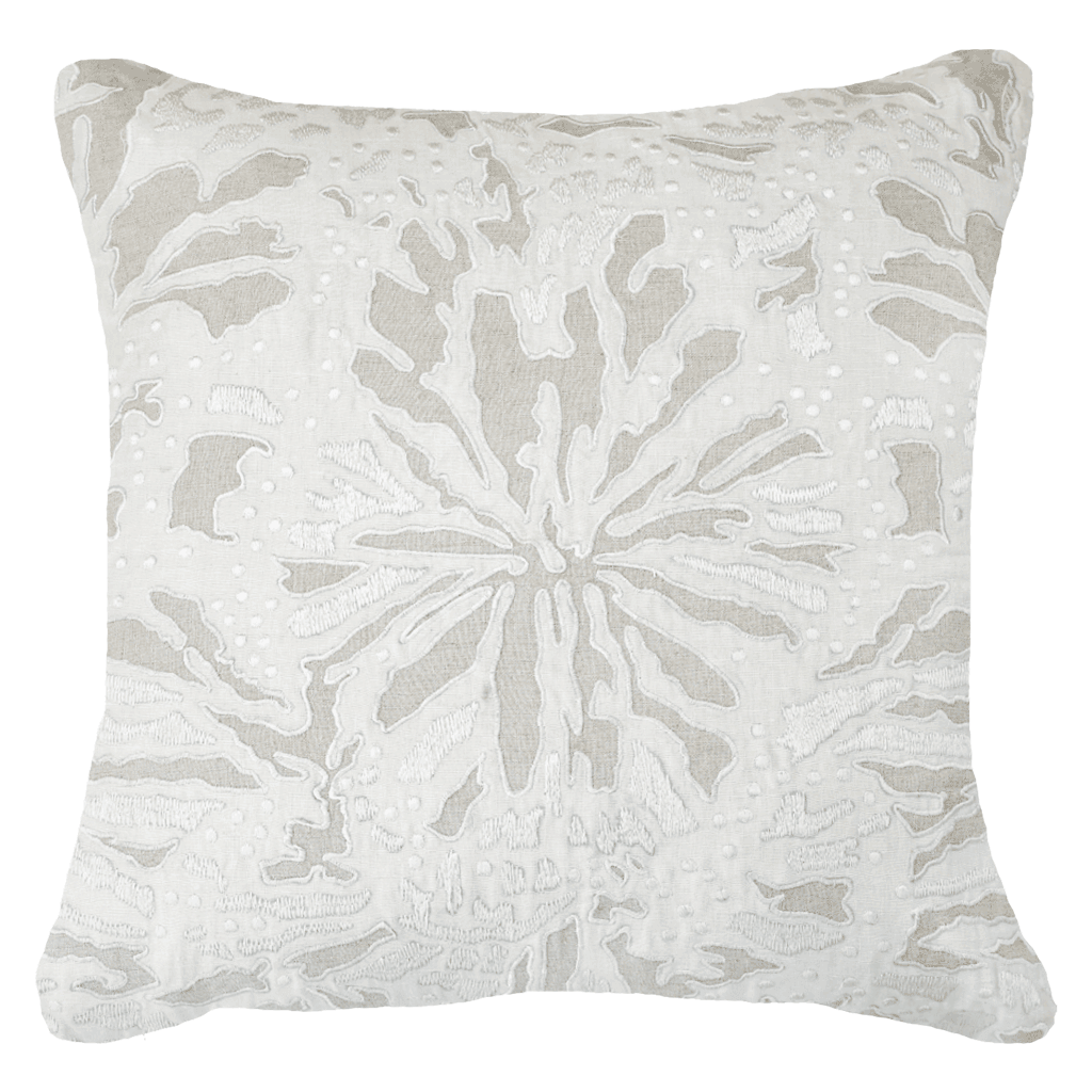 Butterfly Natural Lounge Cushion  55x55cm-abc