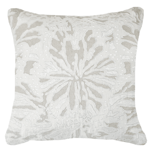 Butterfly Natural Lounge Cushion  55x55cm-abc