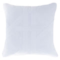 Cross Patch White Lounge Cushion 55 x 55 cm-abc