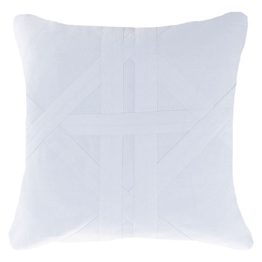 Cross Patch White Lounge Cushion 55 x 55 cm-abc