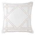 Dot Frame White Lounge Cushion 55x55cm-abc