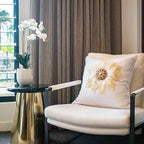 Feather Shell White Juju White Lounge Cushion 55 x 55 cm-abc