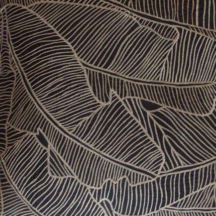 Rake Palm Black Lounge Cushion 55 x 55 cm-abc