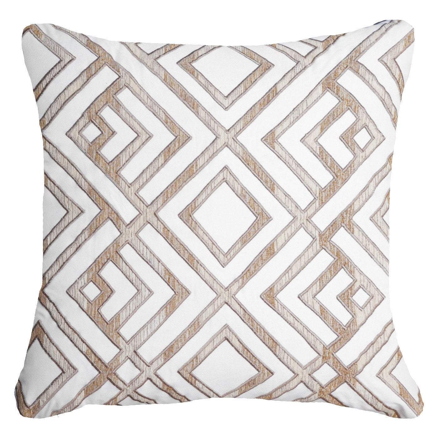 Shoowa Arrow White Lounge Cushion 55 x 55 cm-abc