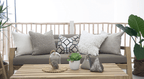 Knit Natural Lounge Cushion 55x55cm-abc