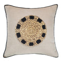 Place Mat Natural on Natural Lounge Cushion 55 x 55 cm-abc