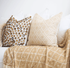 Weave Cross Natural Lounge Cushion 55x55cm-abc