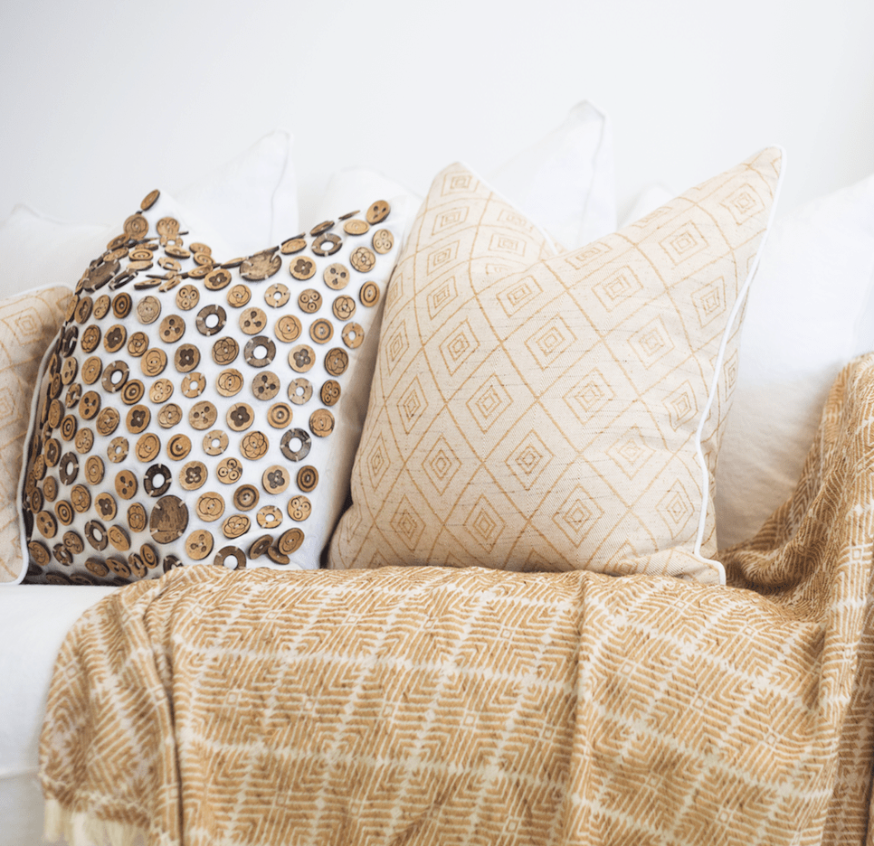 Weave Cross Natural Lounge Cushion 55x55cm-abc