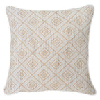 Weave Cross Natural Lounge Cushion 55x55cm-abc