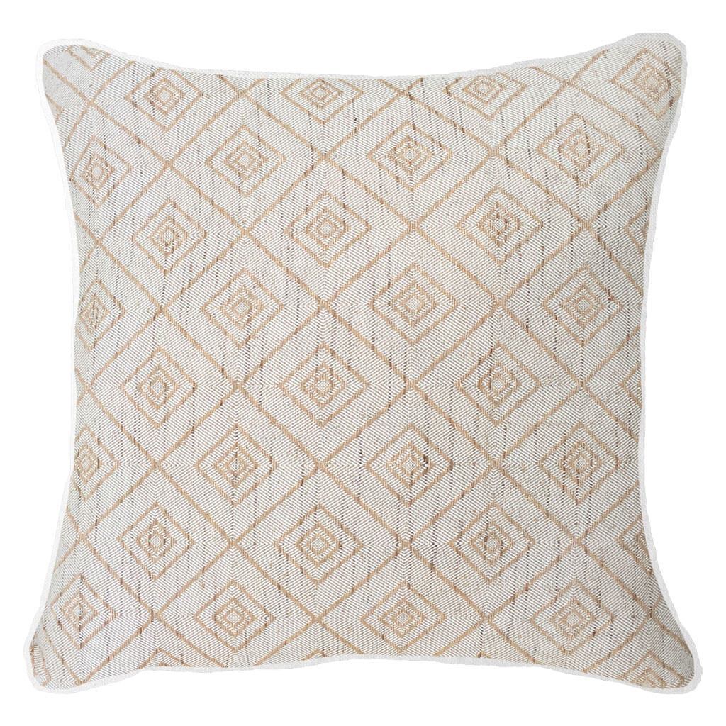 Weave Cross Natural Lounge Cushion 55x55cm-abc