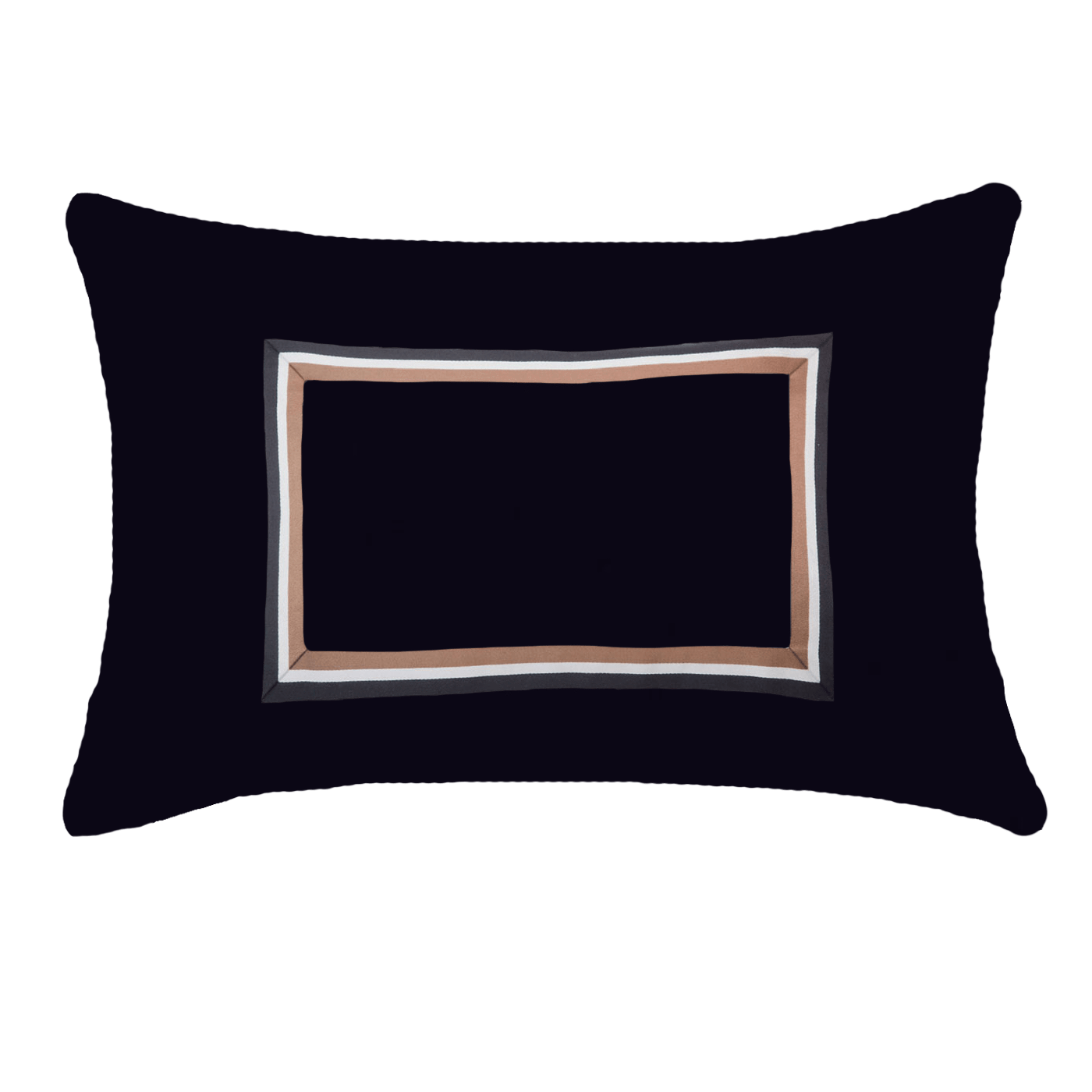 Braid Cayman Black Lumber Cushion 35 x 53 cm-abc