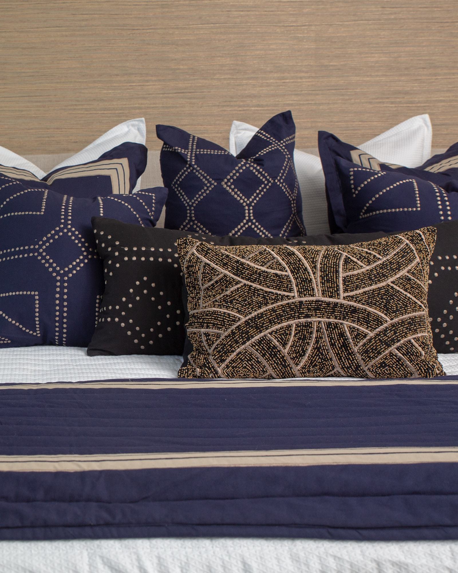 Chanel Black Lumber Cushion 35x53cm-abc