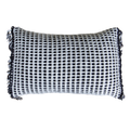 Check Black White Lumber Cushion 35 x 53 cm-abc