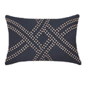 Dot Polar Navy Lumber Cushion 35 x 53 cm-abc