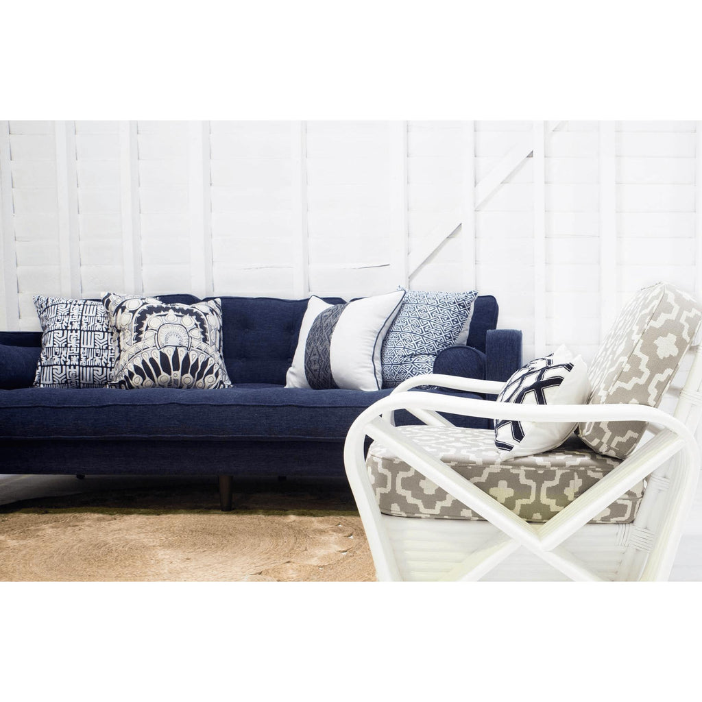 Jagger Navy Embellished Lumber Cushion 35 x 53 cm-abc