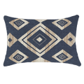 Shoowa Diamond Navy Lumber Cushion 35 x 53 cm-abc