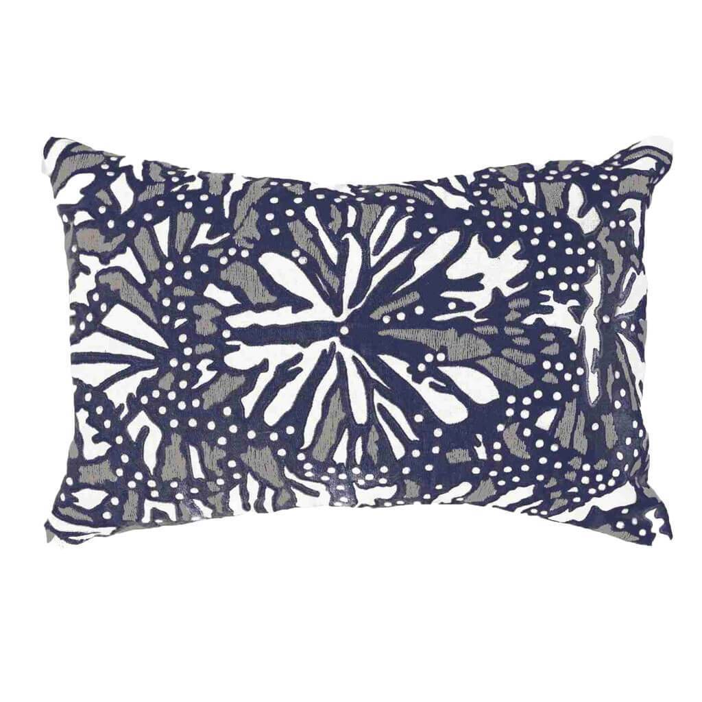 Butterfly Navy Lumber Cushion 35 cm x 53 cm-abc