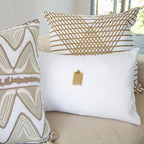 Amulet Cairo White Lumber Cushion 35 x 53 cm-abc