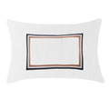 Braid Cayman White Lumber Cushion 35 x 53 cm-abc