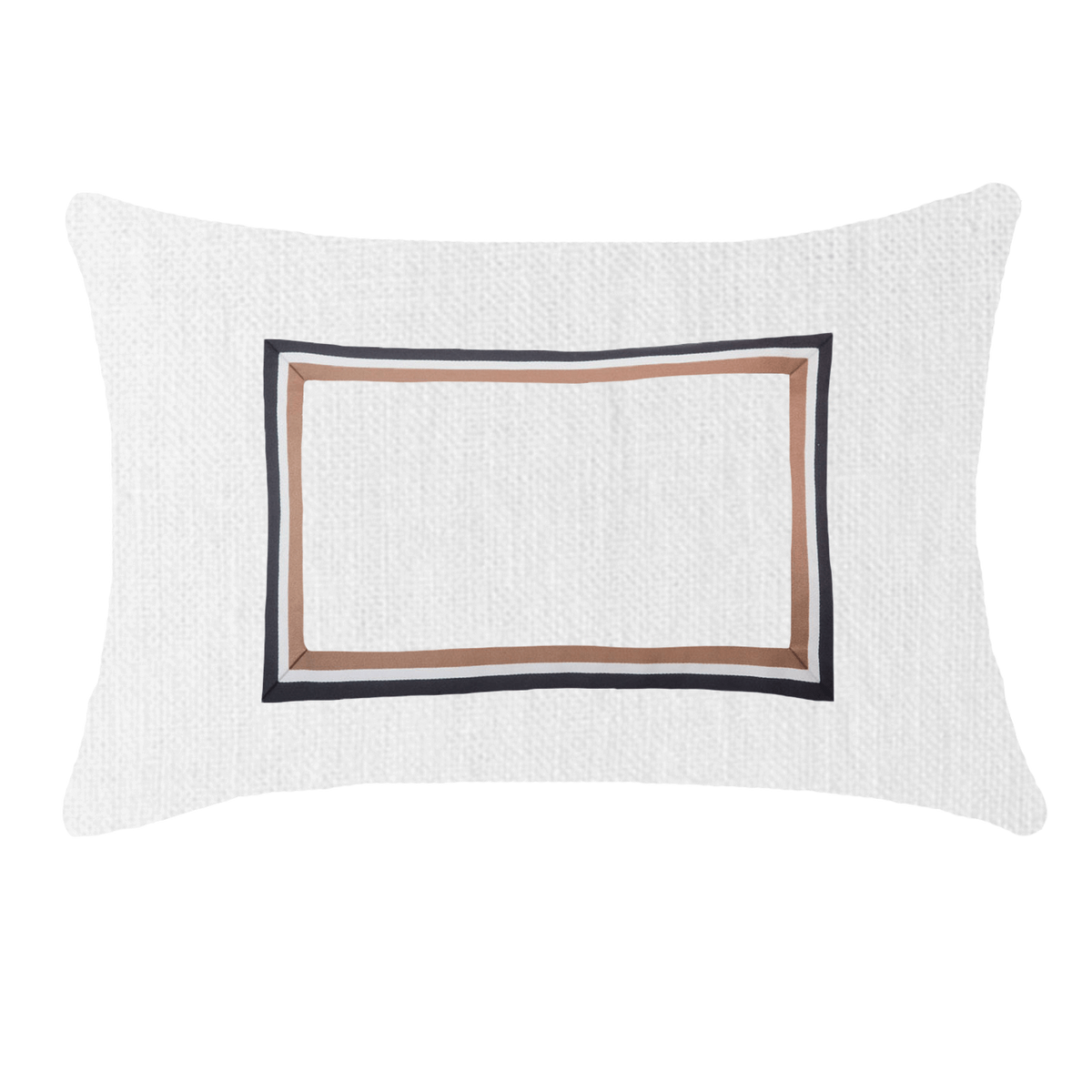 Braid Cayman White Lumber Cushion 35 x 53 cm-abc
