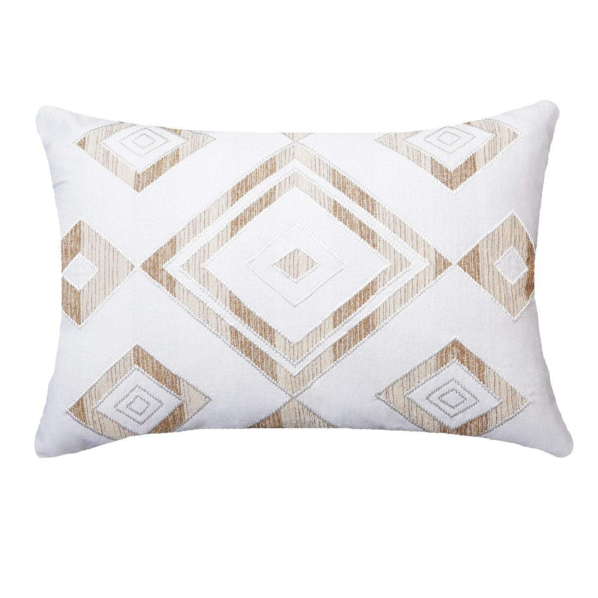 Shoowa Diamond White Lumber Cushion 35 x 53 cm-abc