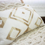 Shoowa Diamond White Lumber Cushion 35 x 53 cm-abc