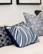 Rake Wave Navy Lumber Cushion 35 x 53 cm-abc
