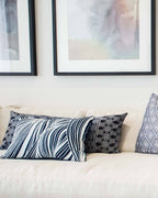 Rake Wave Navy Lumber Cushion 35 x 53 cm-abc