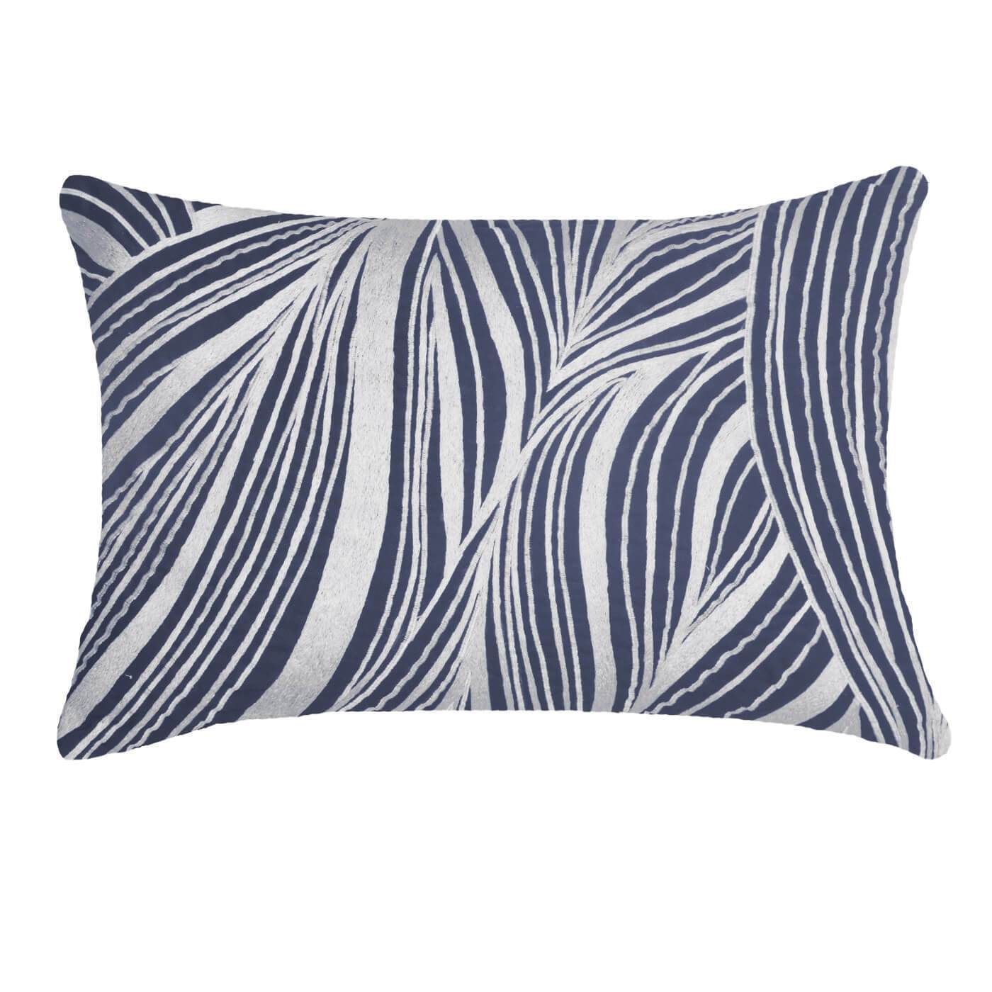 Rake Wave Navy Lumber Cushion 35 x 53 cm-abc