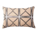 Outdoor Mosaic Beige Lumber Cushion 35 x 55 cm-abc