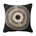 African Armour Black Medium Cushion 50 x 50 cm-abc