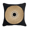 African Shield Black Medium Cushion 50x50cm-abc