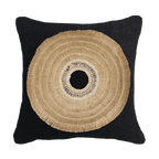 African Shield Black Medium Cushion 50x50cm-abc