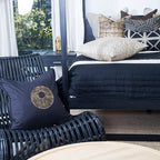 Disc Copper Black Medium Cushion 50 x 50 cm-abc
