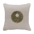 Disc Copper Natural Medium cushion 50x50cm-abc