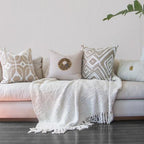 Disc Copper Natural Medium cushion 50x50cm-abc