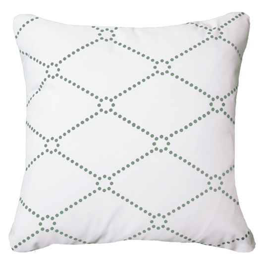 Outdoor Dots Green Medium Cushion 50 x 50 cm-abc