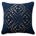 Dot Flower Navy Medium Cushion 50 x 50 cm-abc