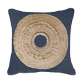African Shield Navy Medium Cushion 50x50cm-abc