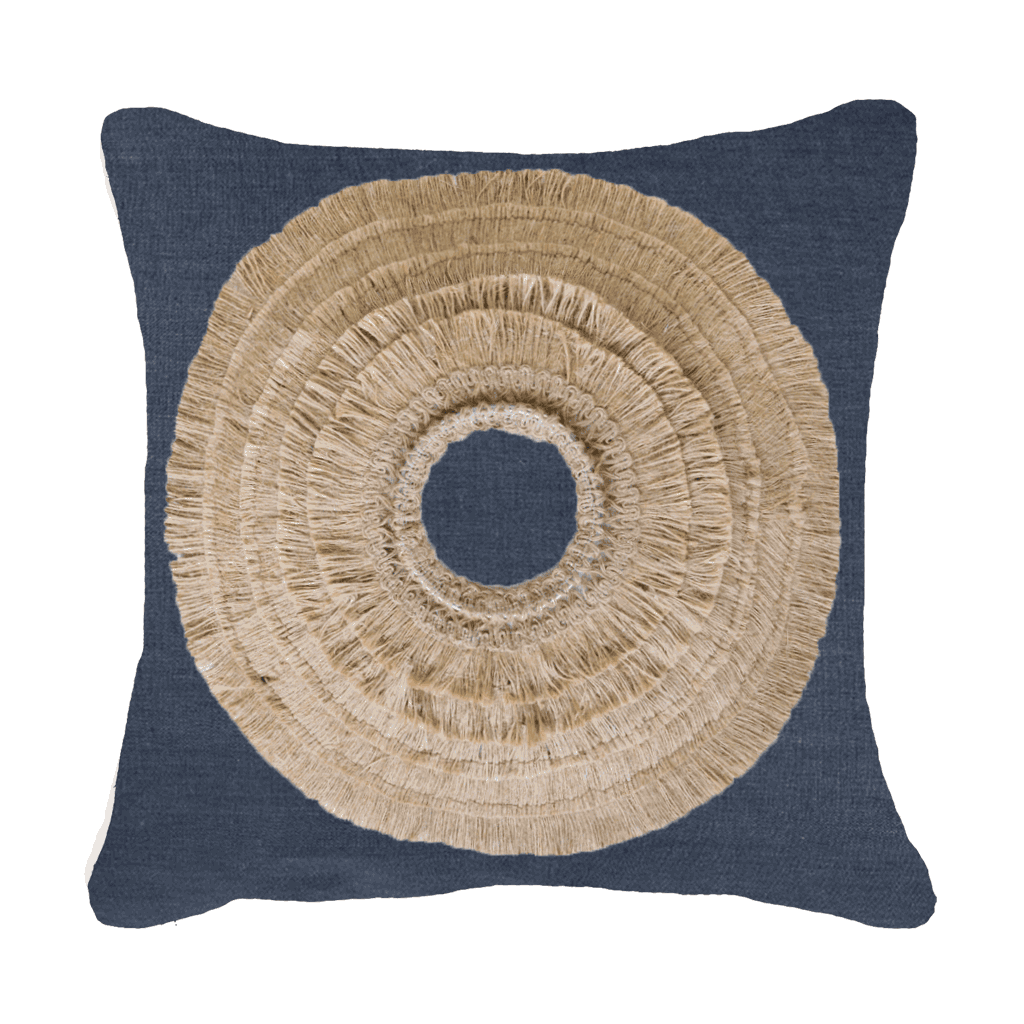 African Shield Navy Medium Cushion 50x50cm-abc