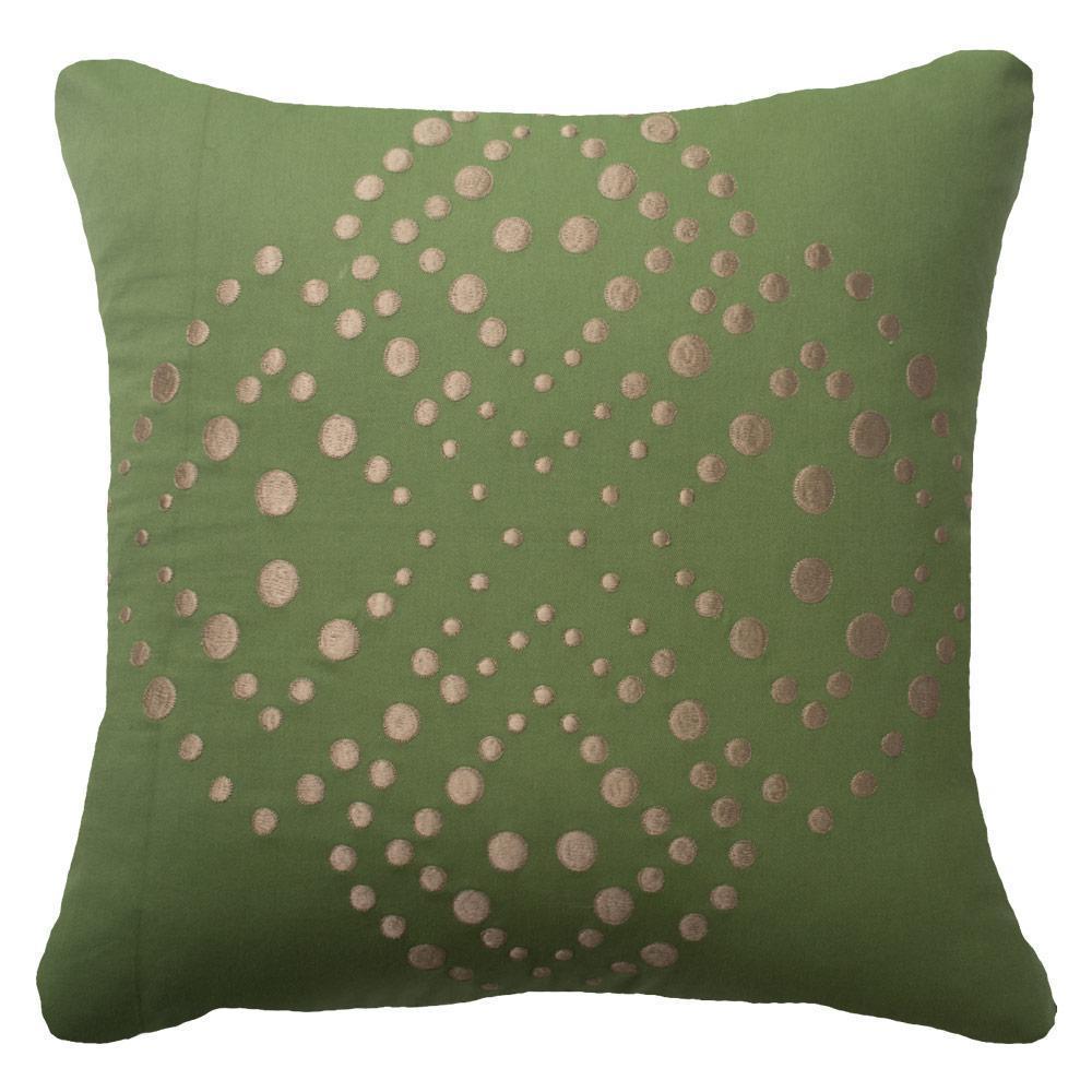 Dot Flower Sage Medium Cushion 50 x 50 cm-abc