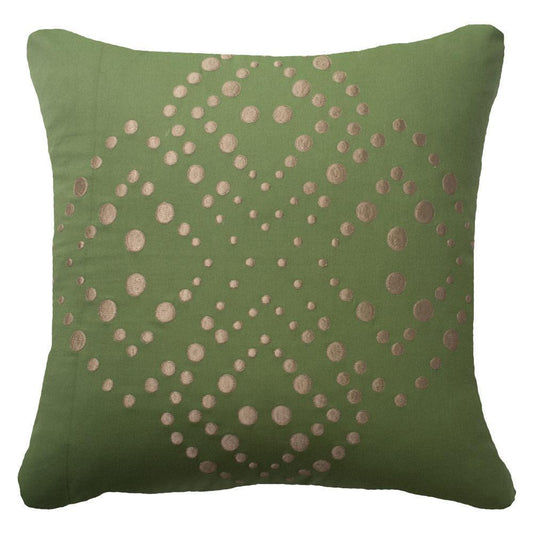 Dot Flower Sage Medium Cushion 50 x 50 cm-abc