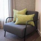 Dot Flower Sage Medium Cushion 50 x 50 cm-abc