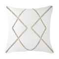 Dot Crop Circles White Medium Cushion 50x50cm-abc