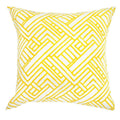 Hash Print Yellow Medium Cushion 50 x 50 cm-abc